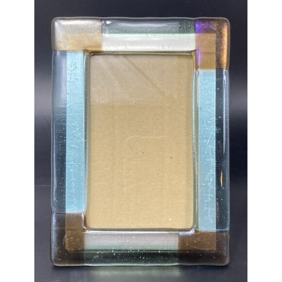 Appalachian Springs Other - Appalachian Springs Framed Fused Glass In Watercolors Holds 4x6 Picture